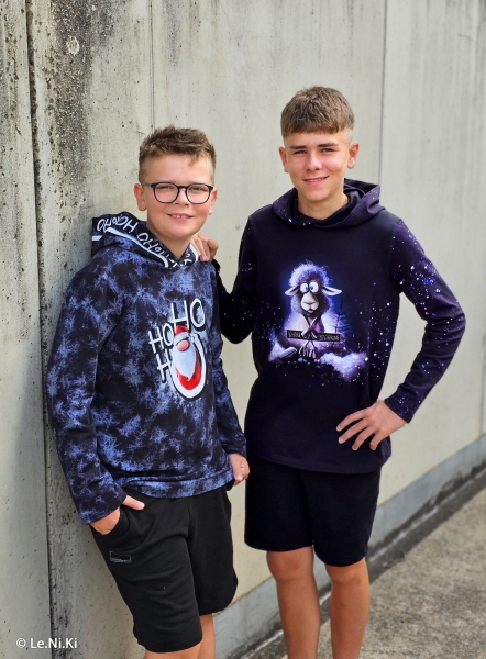 Preview: Panel - Sommersweat - French Terry - X-Mas - HoHoHo- by Thorsten Berger